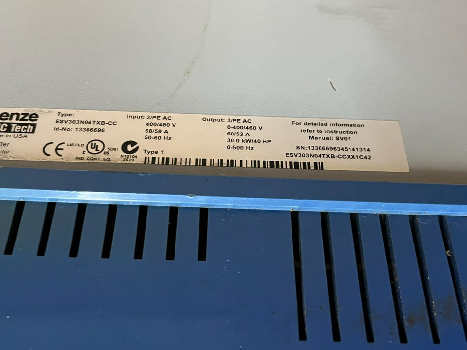 1 PC usado para LENZE ESV303N04TXB-CC