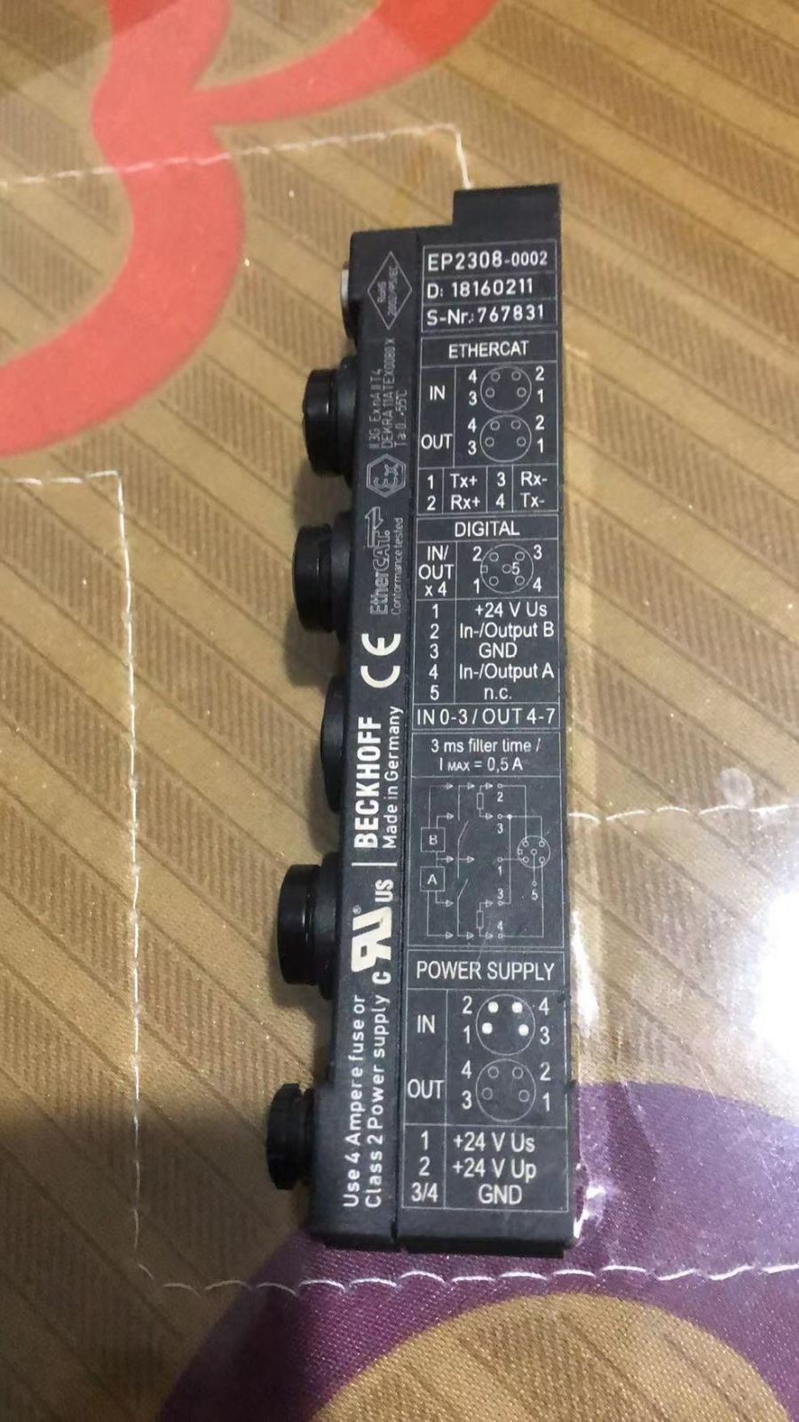 1 PC used For BECKHOFF EP2308-0002used