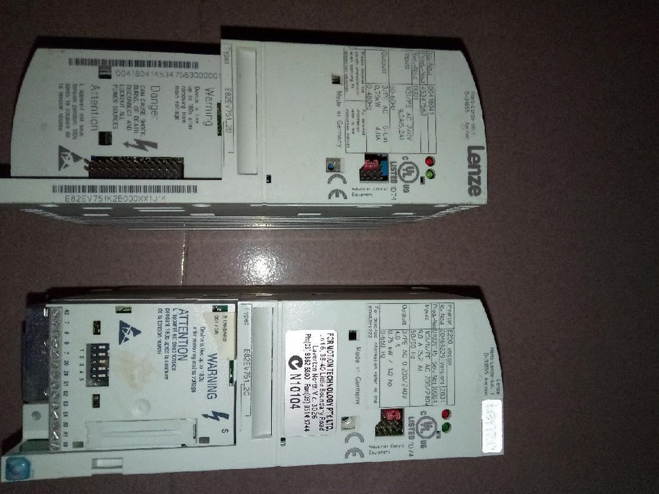 1PCS 二手 Lenze E82EV751K2C