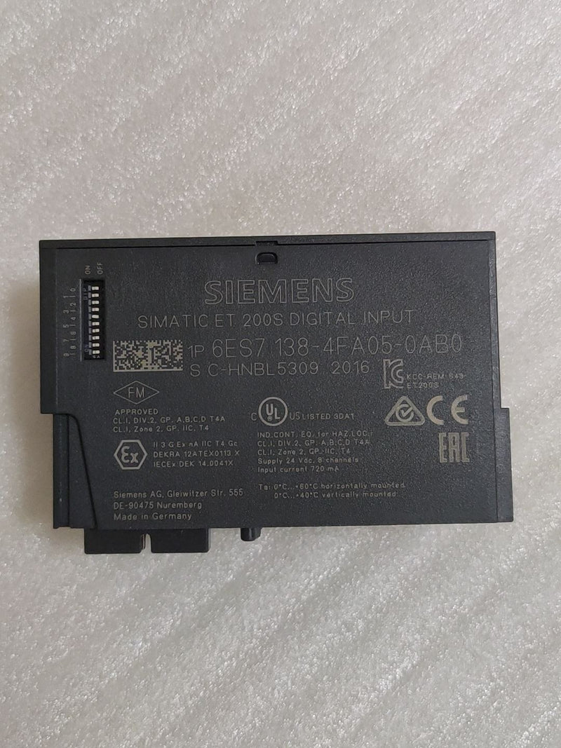 1PC USED Siemens 6ES7138-4FA05-0AB0