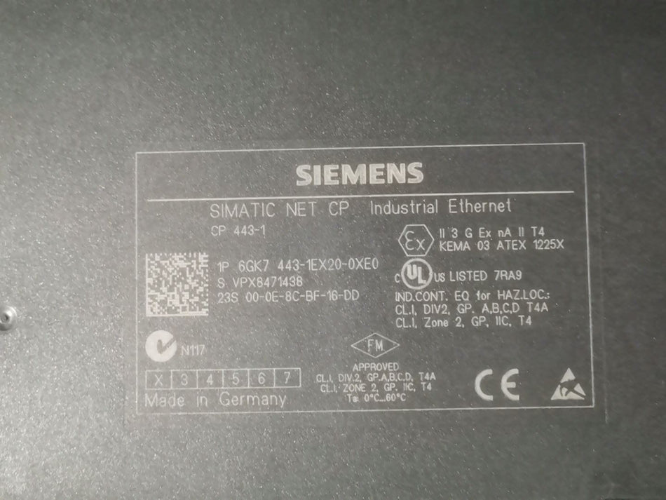 1 PEÇA USADA SIEMENS 6GK7443-1EX20-0XE0