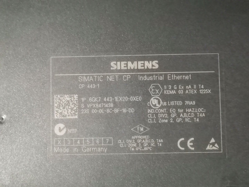 1PCS USED SIEMENS 6GK7443-1EX20-0XE0