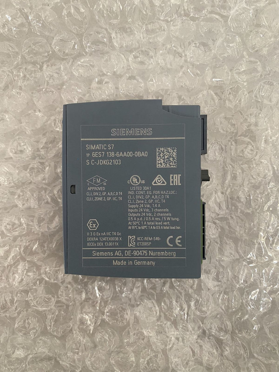 1 PC USADO Siemens 6ES7138-6AA00-0BA0