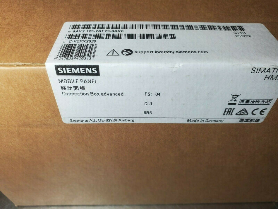 1 peça NOVO Siemens 6AV2125-2AE23-0AX0