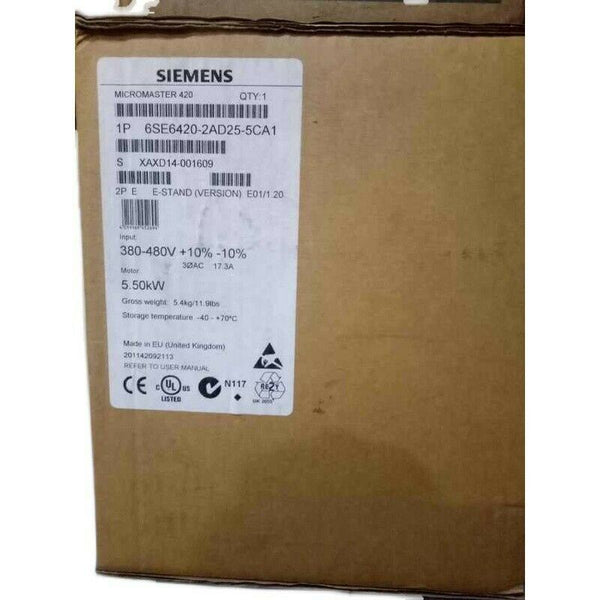 1PCS Siemens 6SE6420-2AD25-5CA1