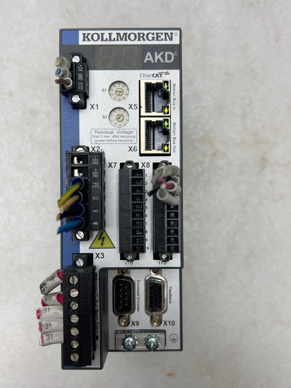 1PC FOR Kollmorgen AKD-P00306-NBEC-0000 USED  MX4