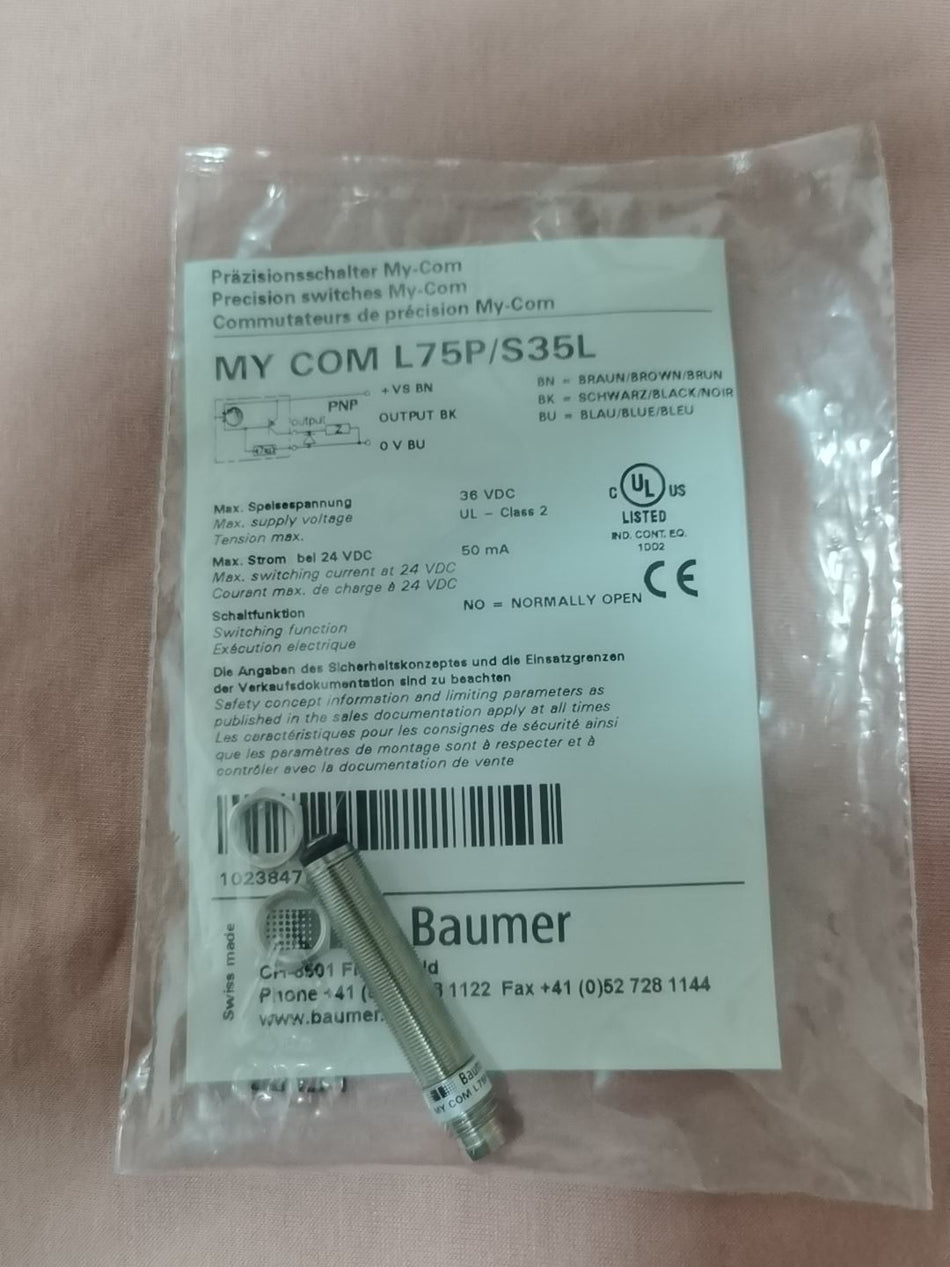 1PC FOR baumer COM L75P/S35L NEW