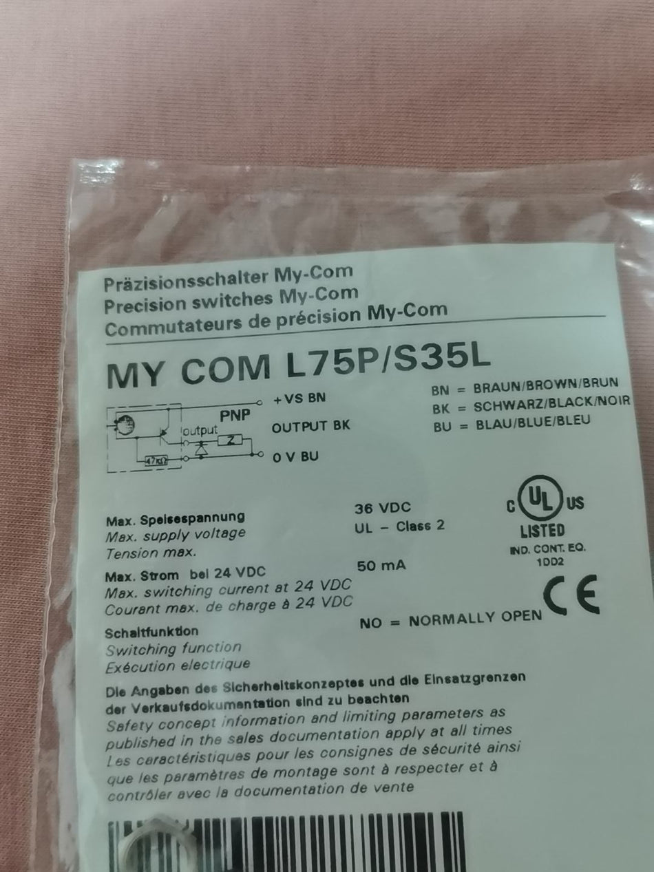 1PC FOR baumer COM L75P/S35L NEW