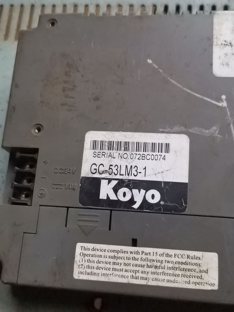 1 PC  For KOYO GC-53LM3-1  used