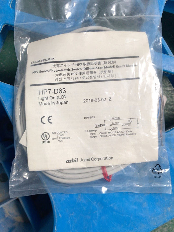 1PC   AZBIL HP7-D63new