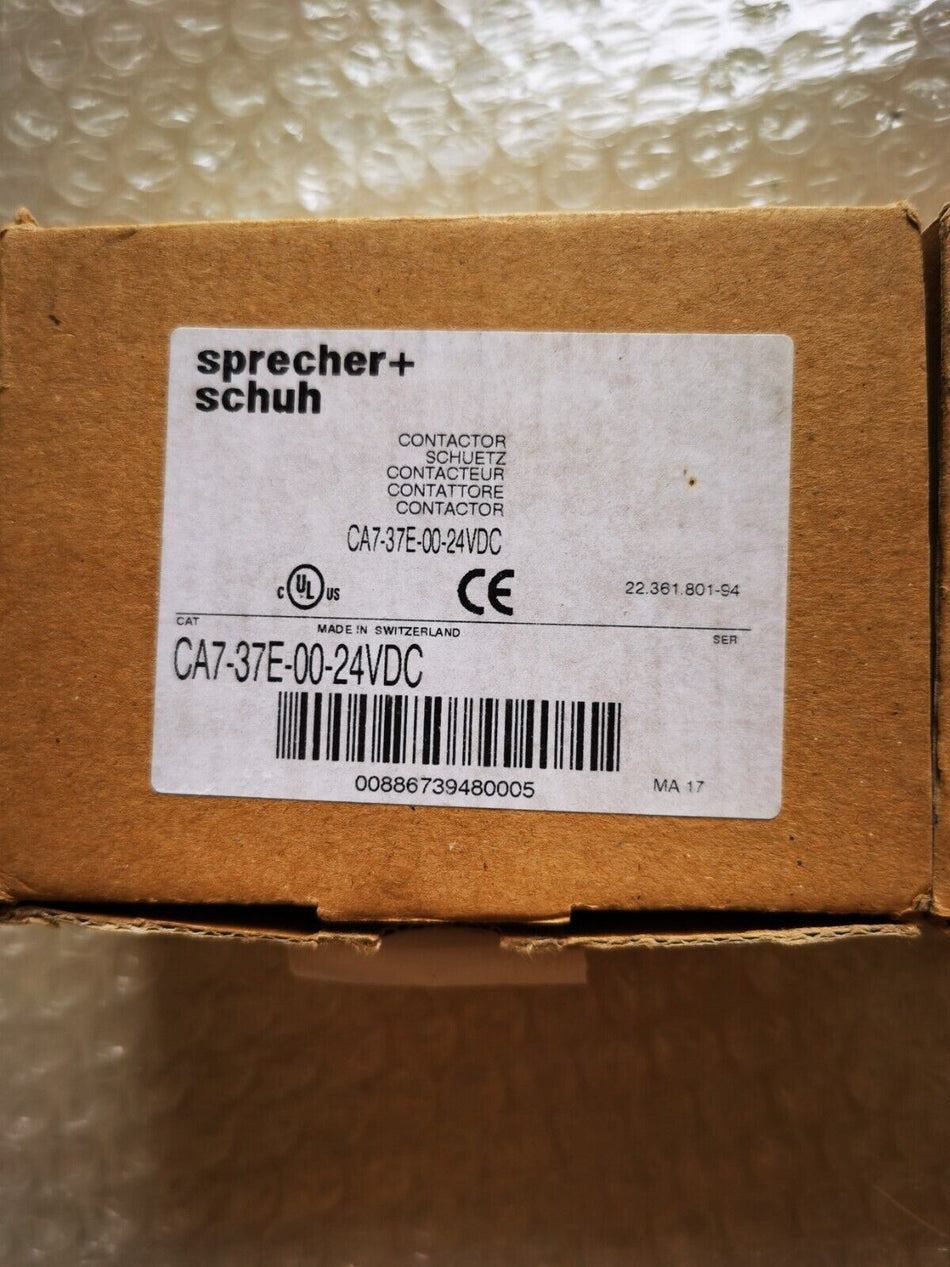 1 unidade para Sprecher & Schuh CA7-37E-00 A-6-3-003 CAT37E00