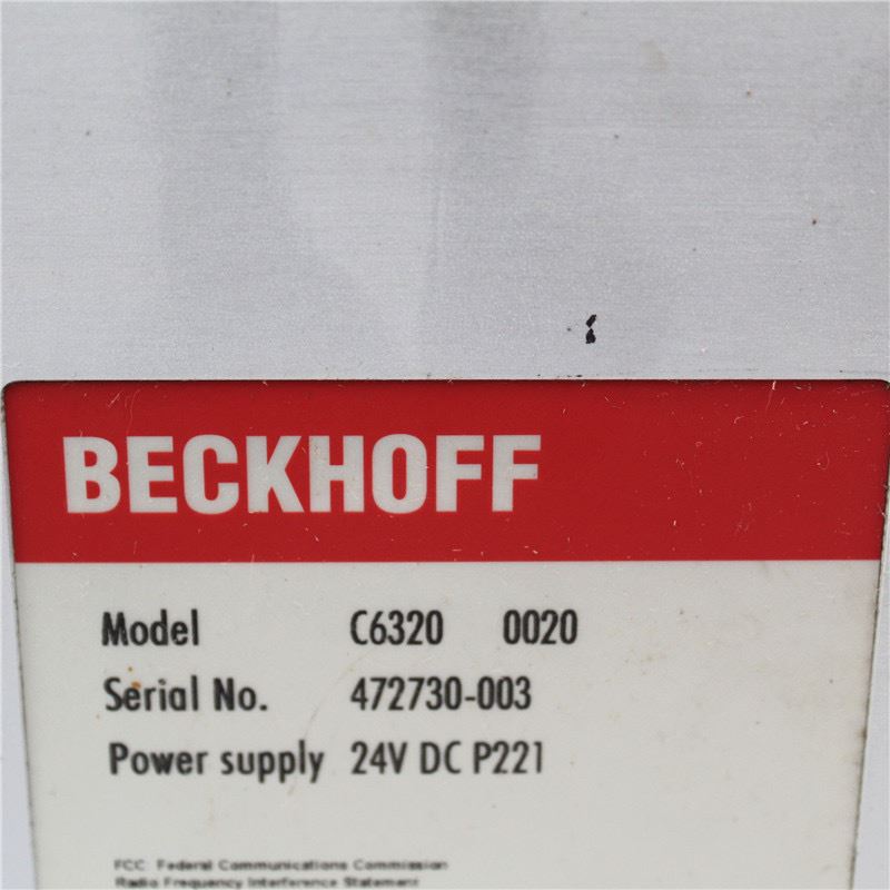 1PC BECKHOFF Module C6320 0020