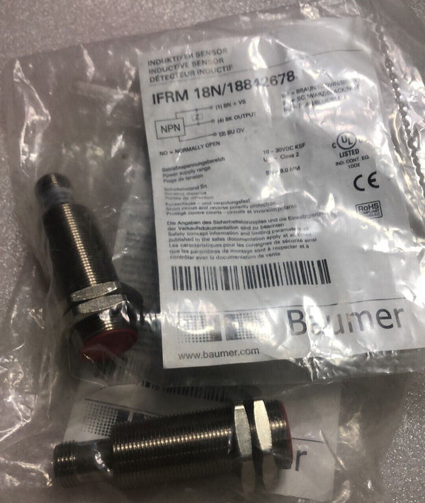 1Pcs For Baumer proximity switch sensor IFRM 18N/18842678  New