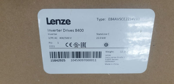 1PC LENZE E84AVSCE2234VX0 new