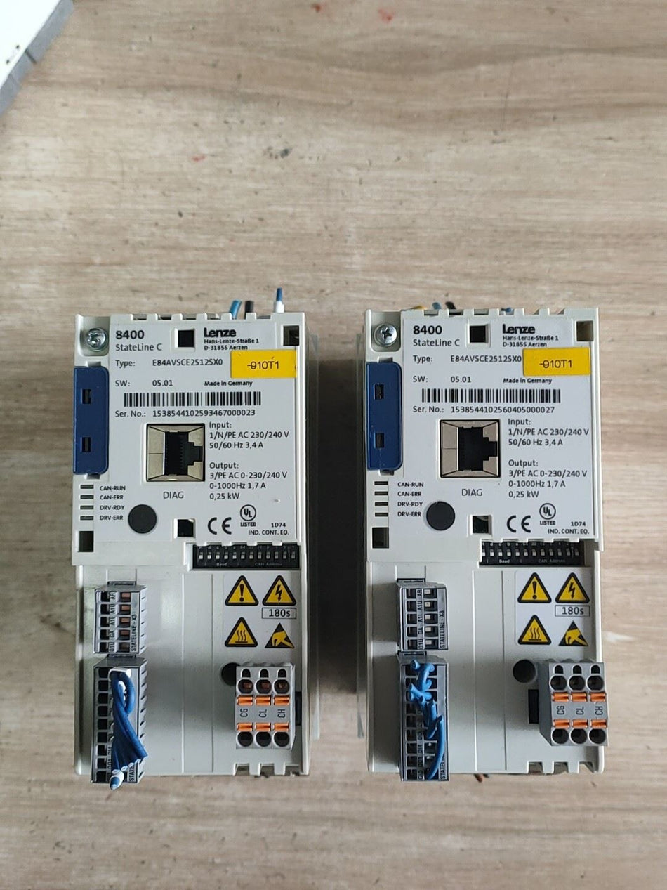 1PC LENZE E84AVSCE2512SX0 二手