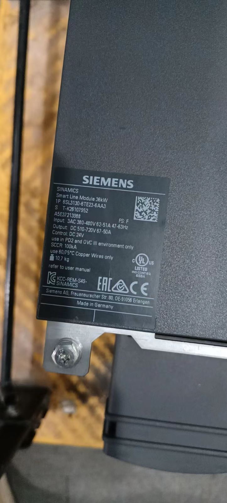 1PC 西门子 6SL3130-6TE23-6AA3 全新 6SL31306TE236AA3