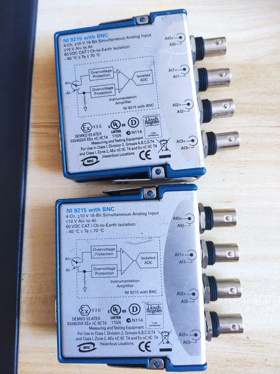 1 PC para NI 9215?BNC
