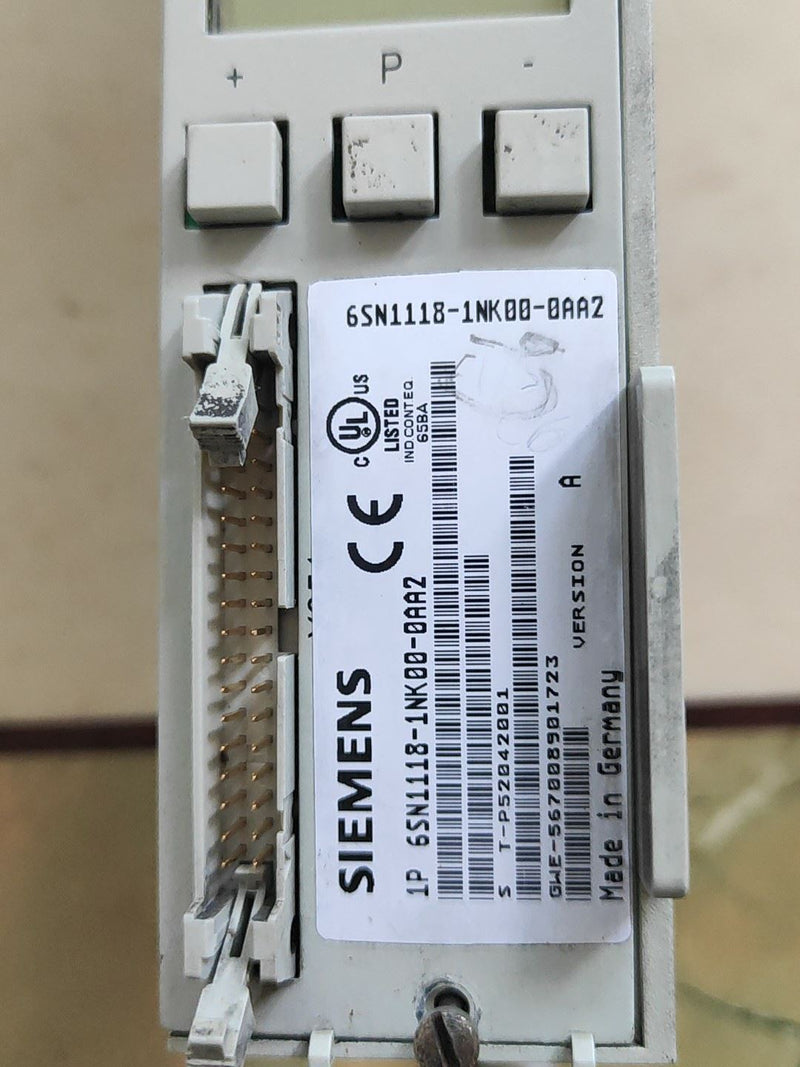 1PC  SIEMENS 6SN1118-1NK00-0AA2 used