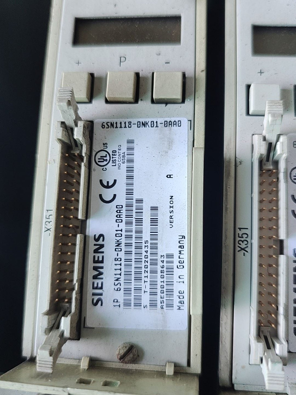 1PCS 西门子 6SN1118-0NK01-0AA0 二手