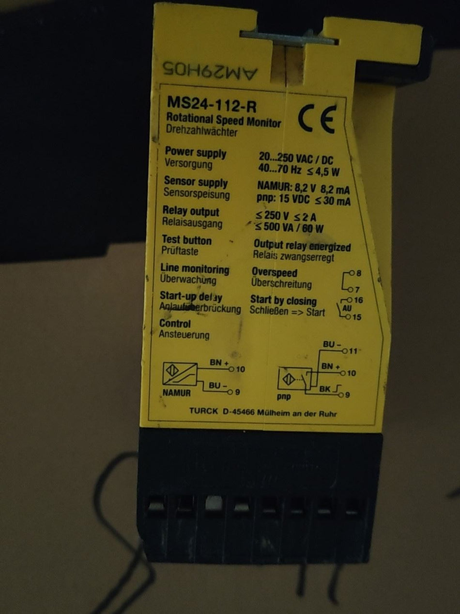 1PC 用于 TURCK MS24-112-R 二手