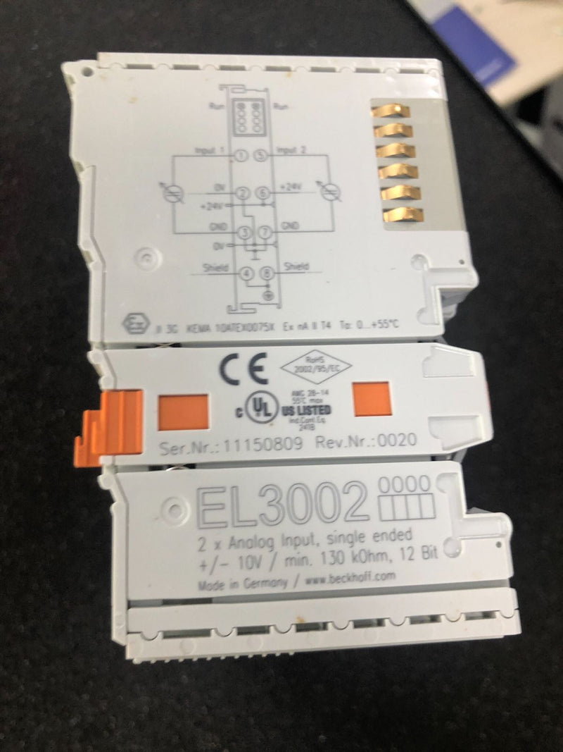 1PC BECKHOFF Module  EL3002 |used