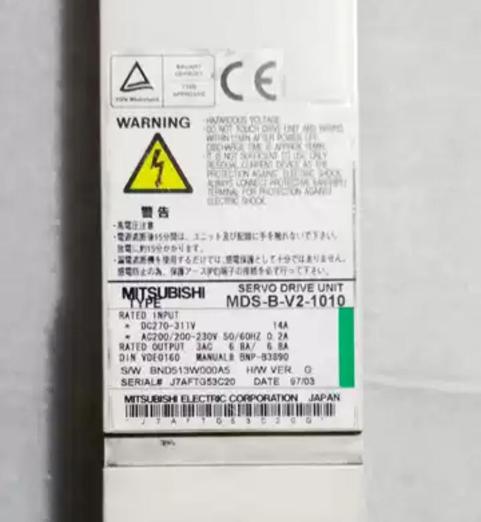 1PC for Mitsubishi MDS-B-V2-1010 used