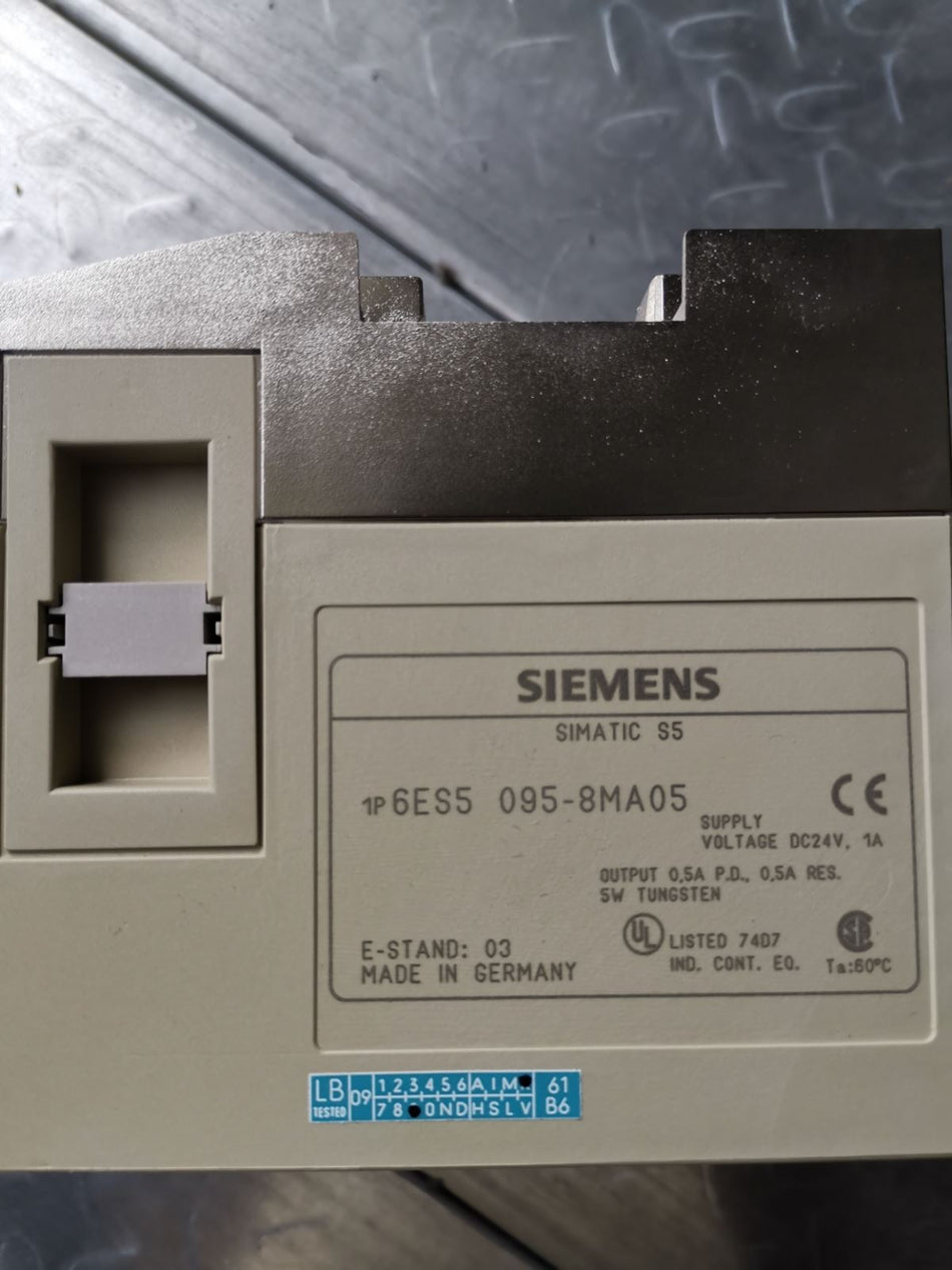 1 peça para SIEMENS 6ES5095-8MA05novo 