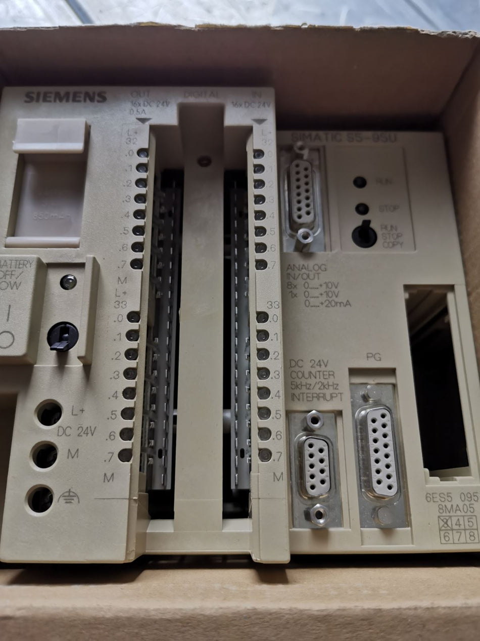 1 peça para SIEMENS 6ES5095-8MA05novo 