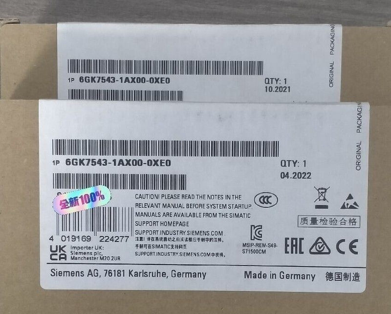 1PC SIEMENS 6GK7543-1AX00-0XE0 new