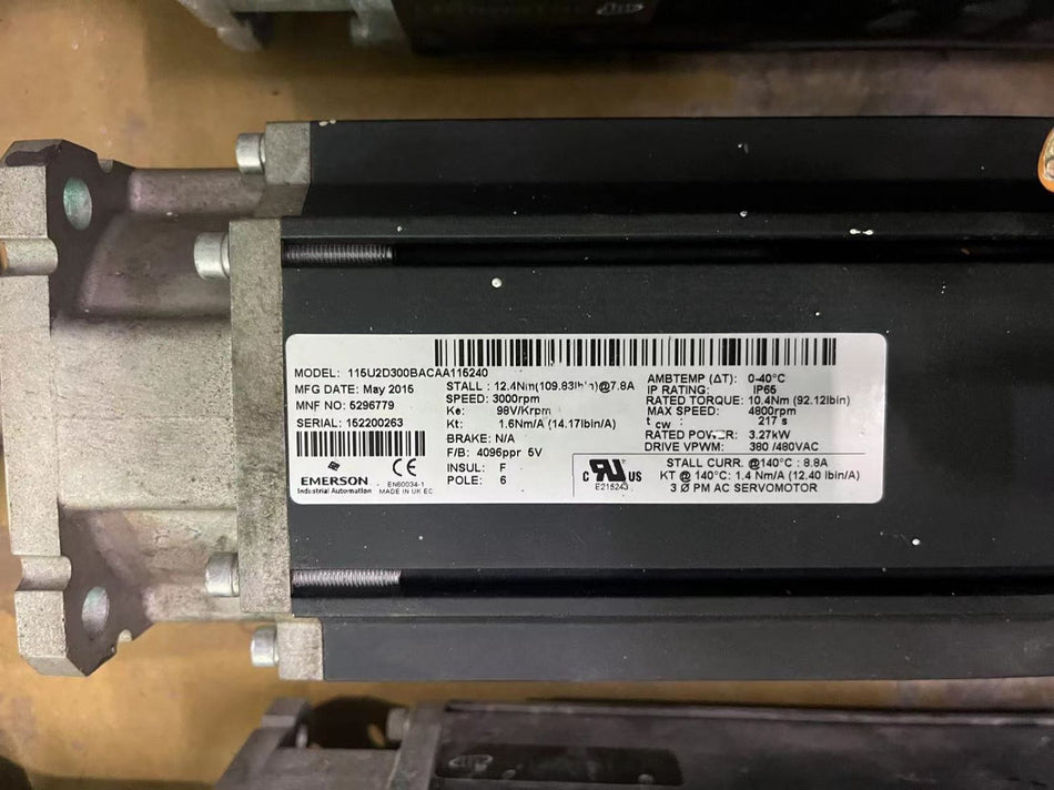 1 台用于 EMERSON 115U2D300BACAA115240
