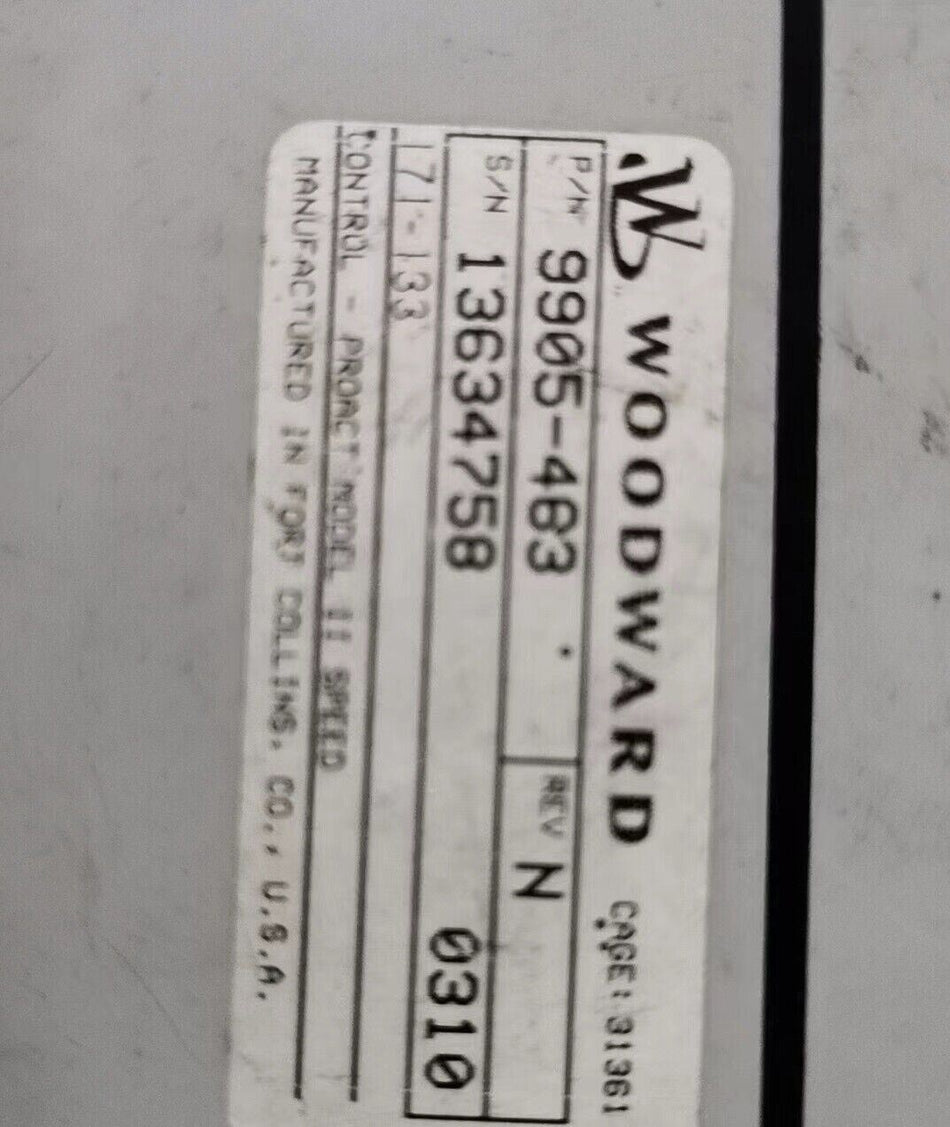 1PC FOR WOODWARD 9905-463 used