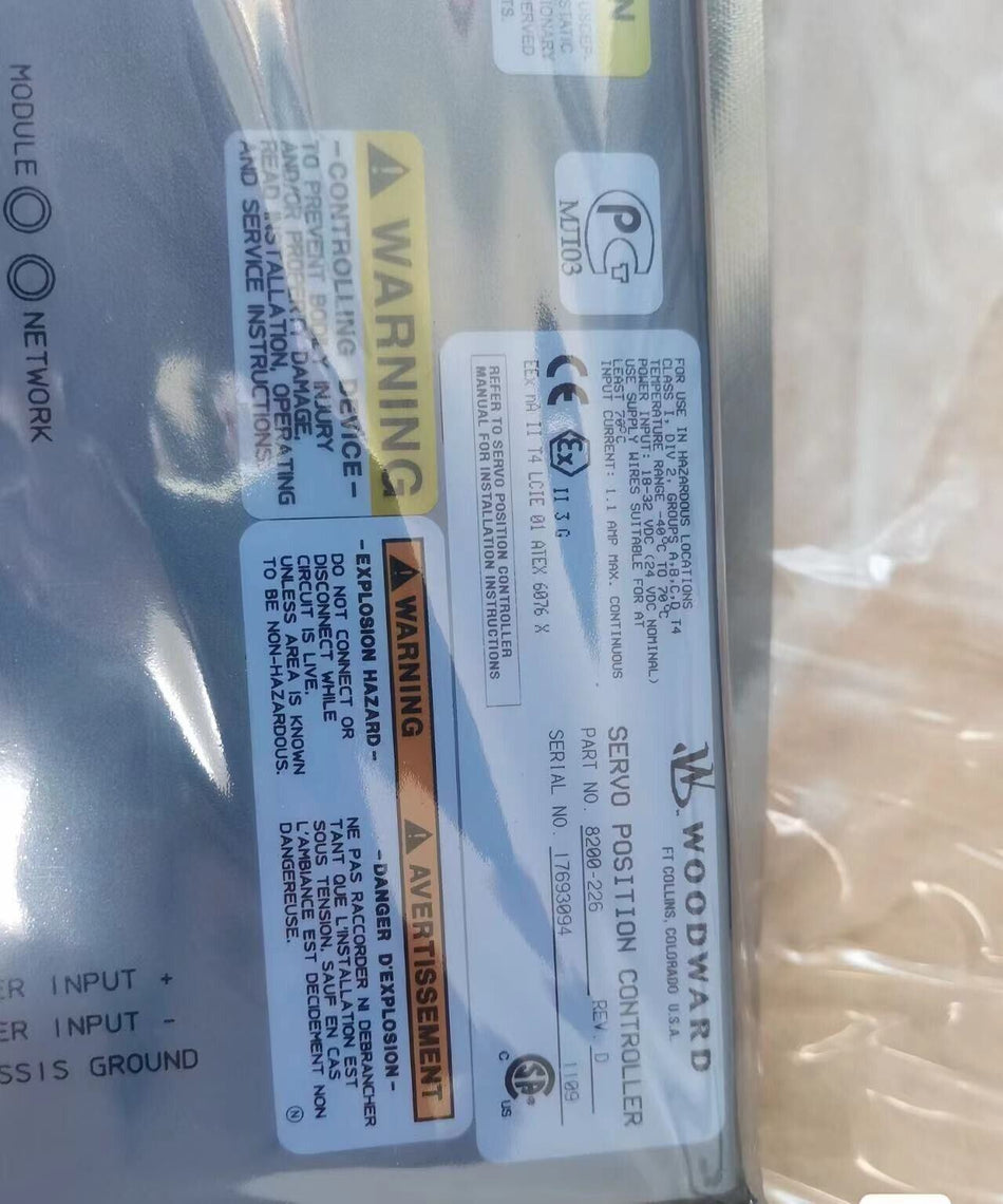 1PC FOR WOODWARD 8200-226 NEW mx4