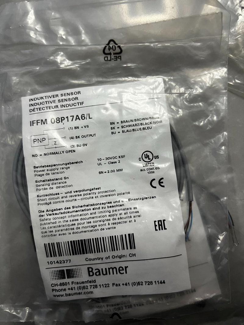 1PC  for Baumer 08P17A6/L new