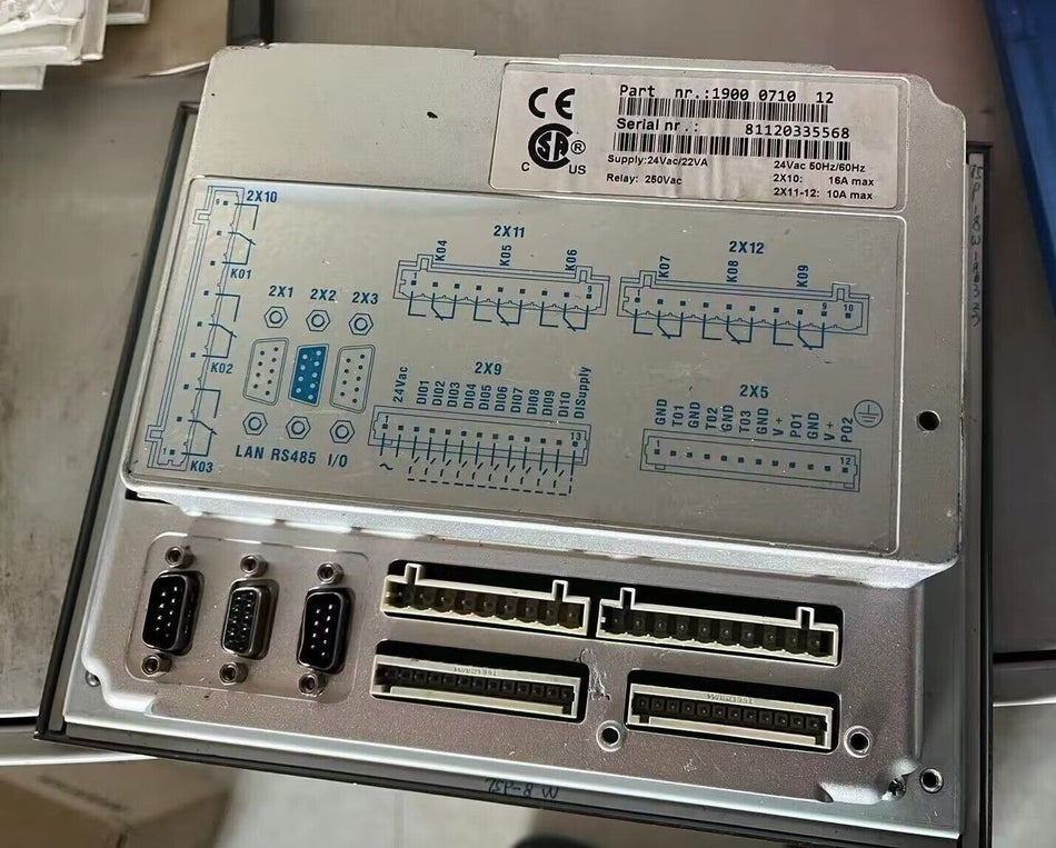1 peça para Controlador de compressor de ar Atlas Copco 1900-0710-12 Elektronikon II USADO