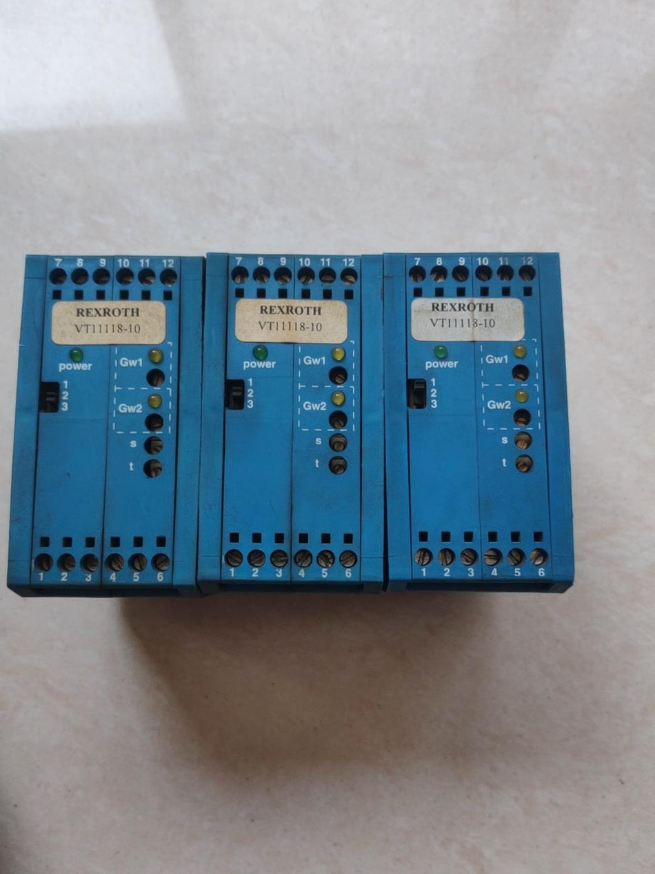 1 peça para Rexroth VT11118-10 usado VT1111810 