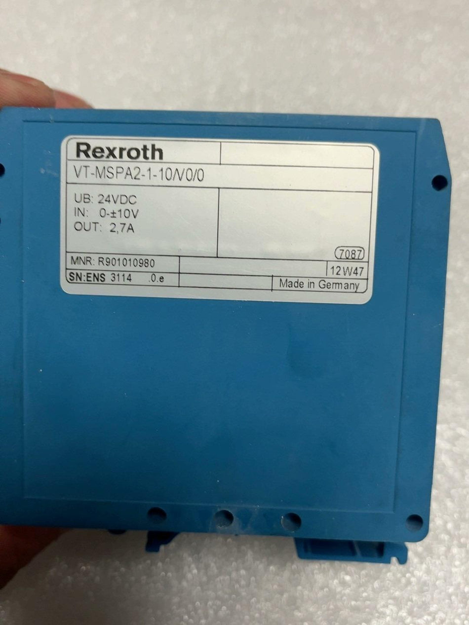 1 PC para Rexroth VT-MSPA2-1-10/V0/0 usado VTMSPA2110/V0/0 