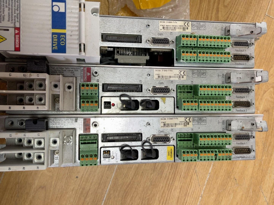 1 peça para Rexroth DKC02.3-040-7-FW usado DKC02.30407FW 