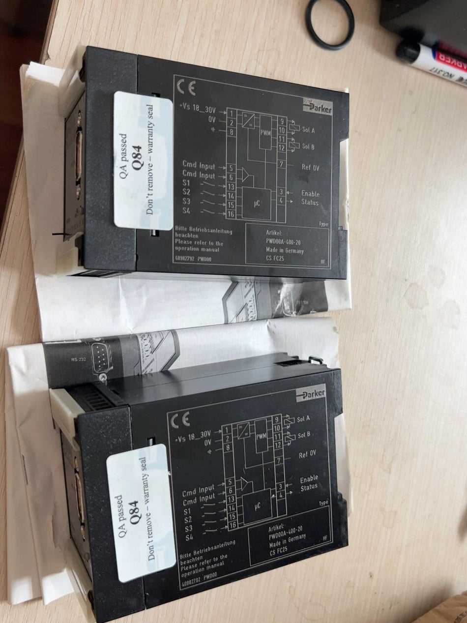 1PC para Parker PWD00A-400 usado PWD00A400 