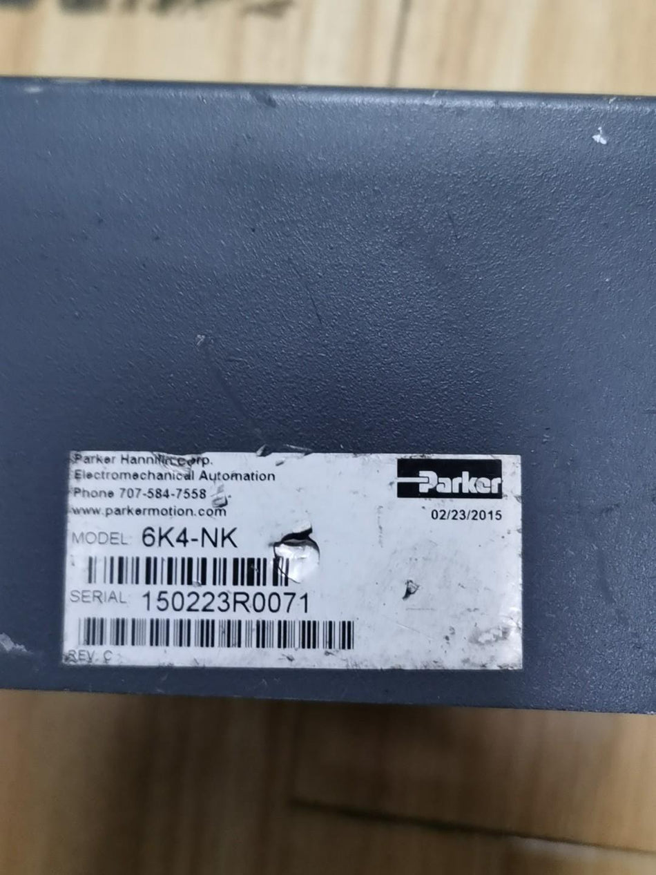 1 peça para Parker 6K4-NK usado 6K4NK