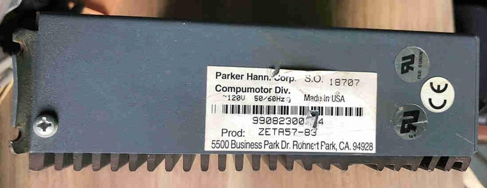 1 peça para Parker ZETA57-83 usado ZETA5783