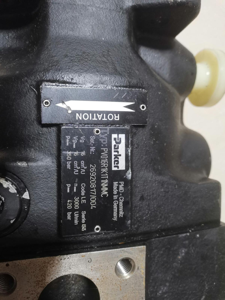 1PC para Parker PV016R1K1T1NMMC usado