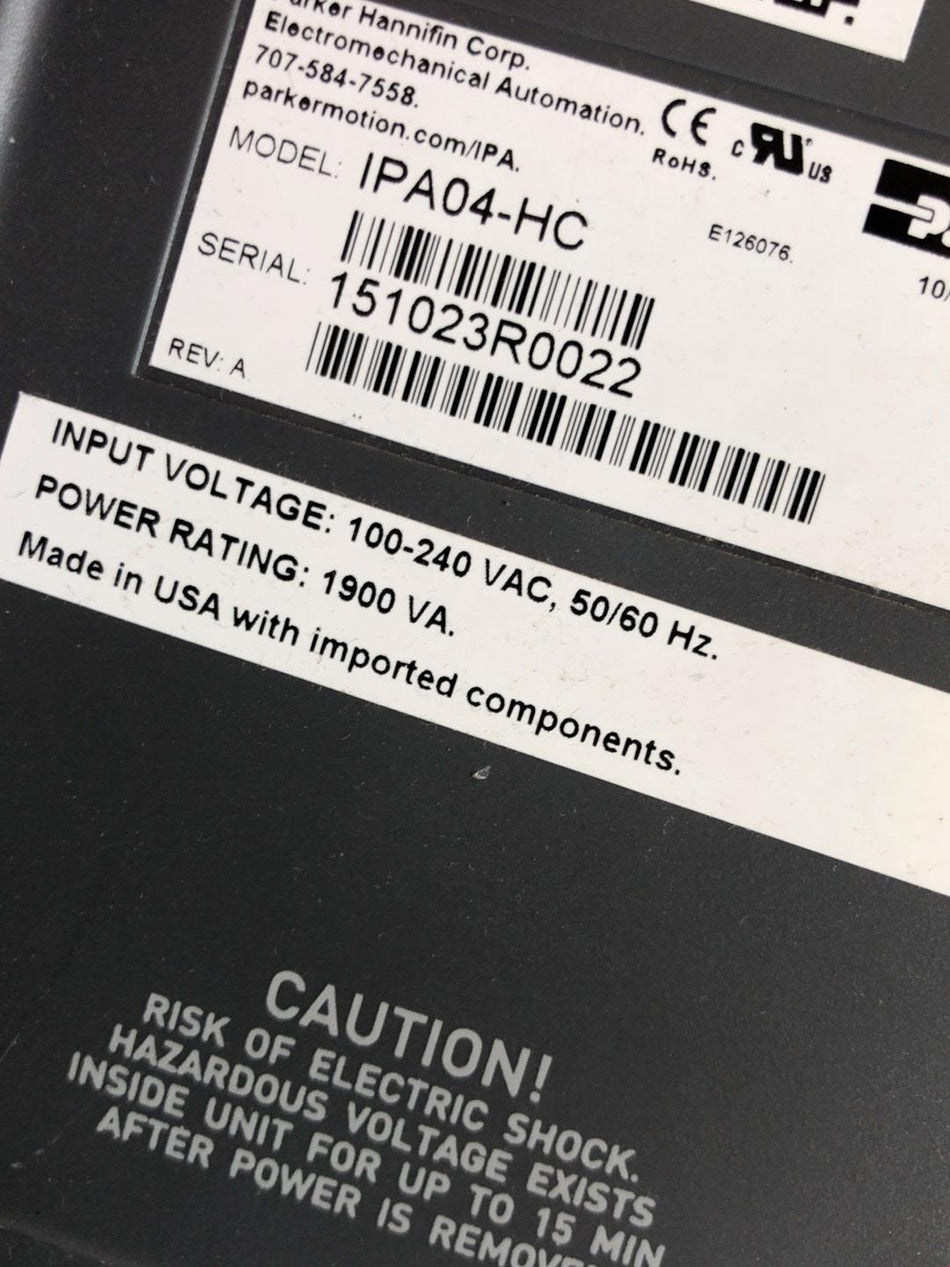1PC para Parker IPA04-HC usado IPA04HC