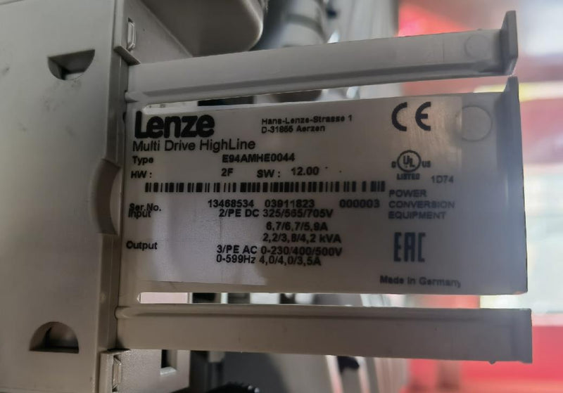 1PC for LENZE E94AMHE0044 used