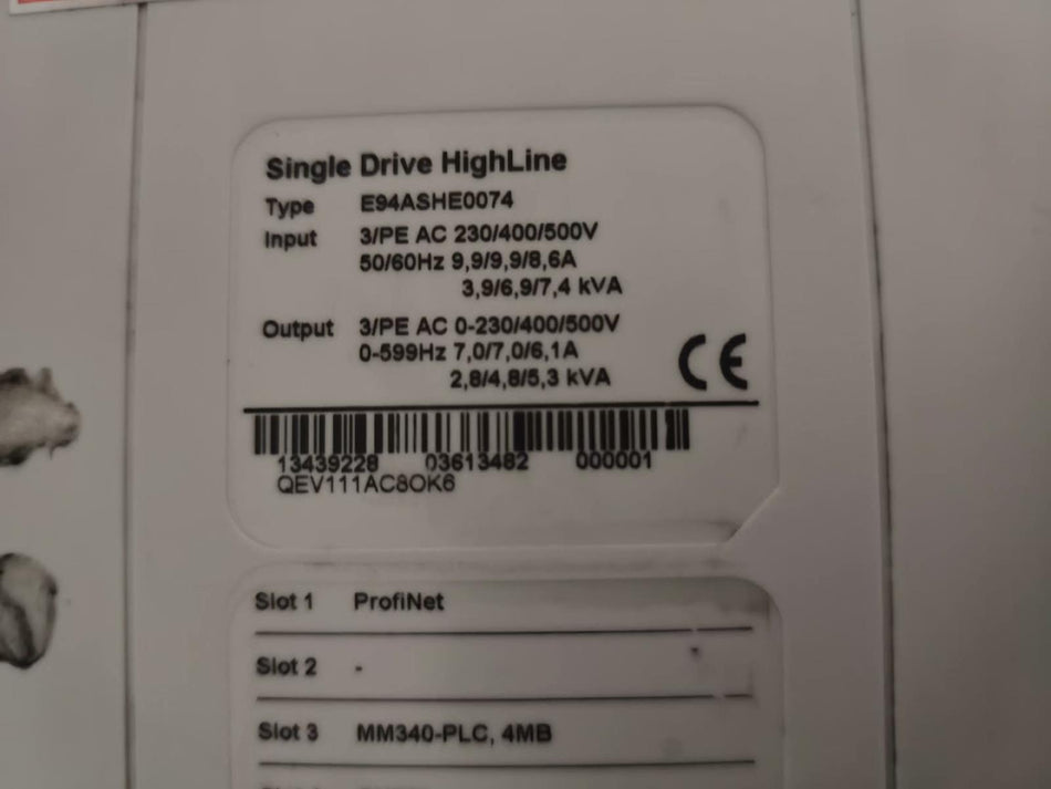 1PC para LENZE EMB9342-E usado EMB9342E 