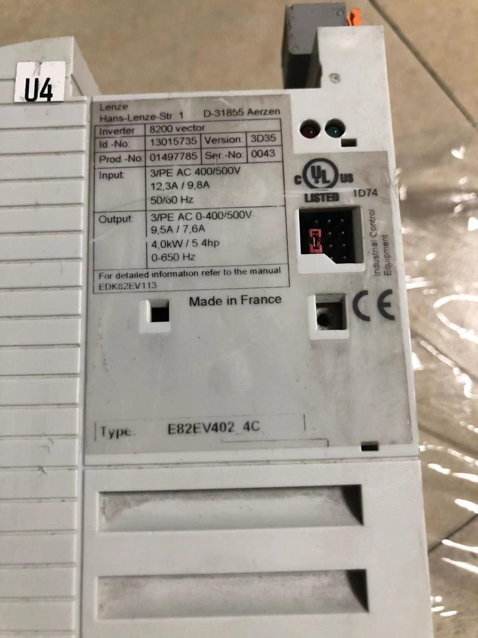 1PC for LENZE E82EV402_4C used E82EV4024C