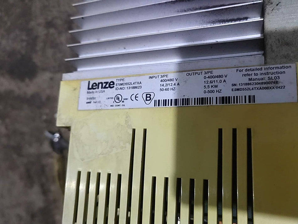 1PC for LENZE ESMD552L4TXA used