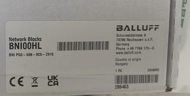 1pc  for BALLUFF BNI  PG3-508-0C5-Z015 new BNI PG35080C5Z015