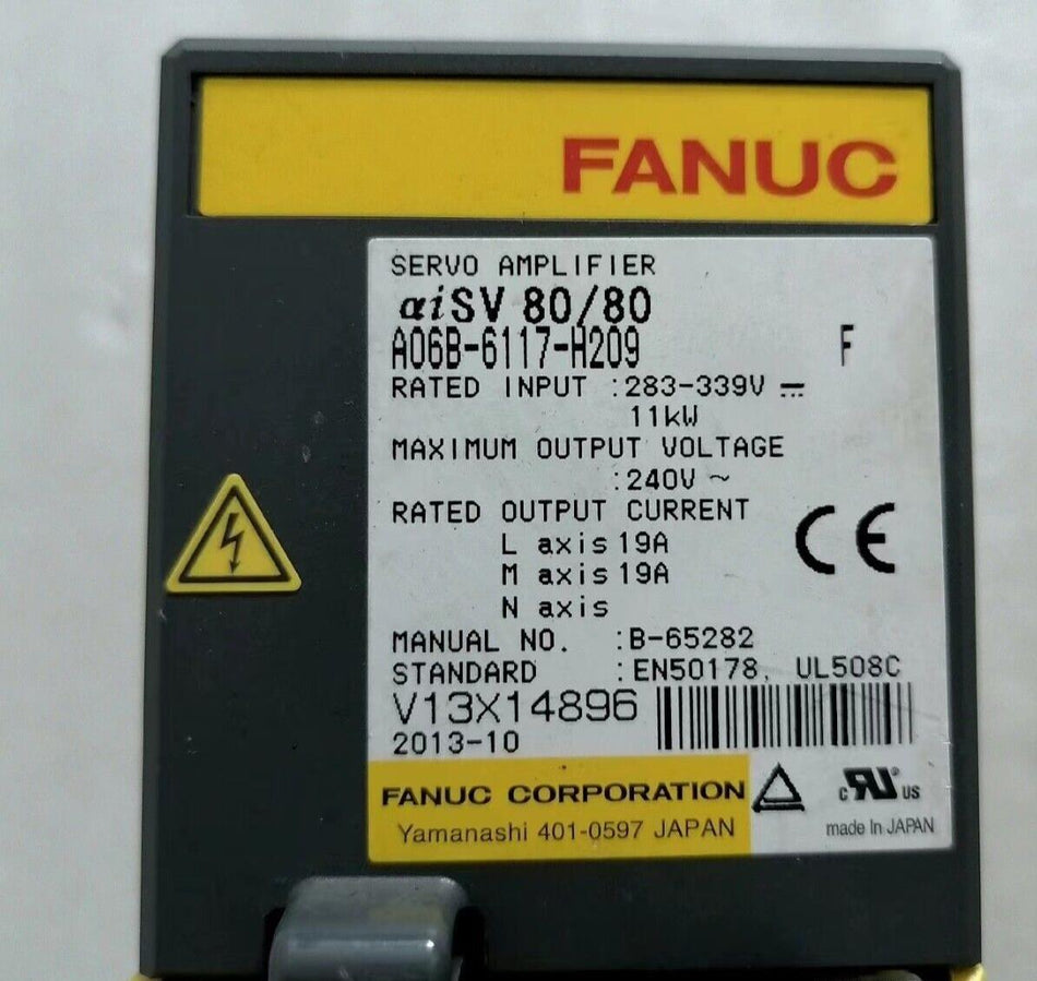 1PC para Fanuc A06B-6117-H209 usado A06B6117H209