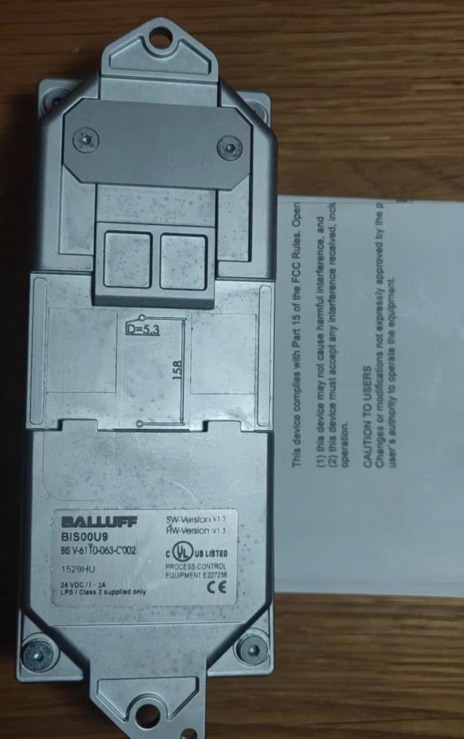 1 peça PARA BALLUFF V-6110-063-C002 novo V6110063C002 