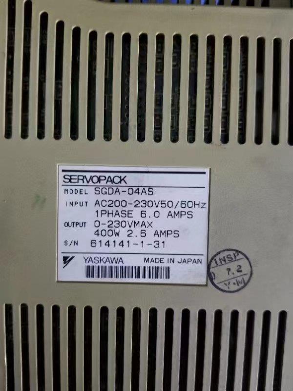1PC for Yaskawa SGDA-04AS used SGDA04AS